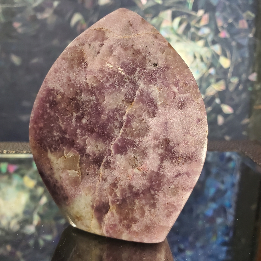 Purple Lepidolite Free form flame